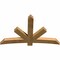 Ekena Millwork Alberta Rough Sawn Timber Gable Bracket, Western Red Cedar, 72"W x 45"H x 4"D x 6"F, 15/12 Pitch GBW072X45X0406ALB00RWR - alternate 2